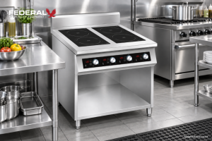 Electmax 700 Series commercial induction cooker in a professional New Zealand restaurant kitchen