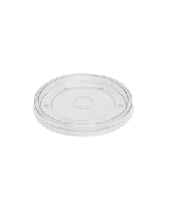 PakMax 115mm PP Lid Fit for 20/26/32oz Paper Deli Container - DELI-115-PP-LID